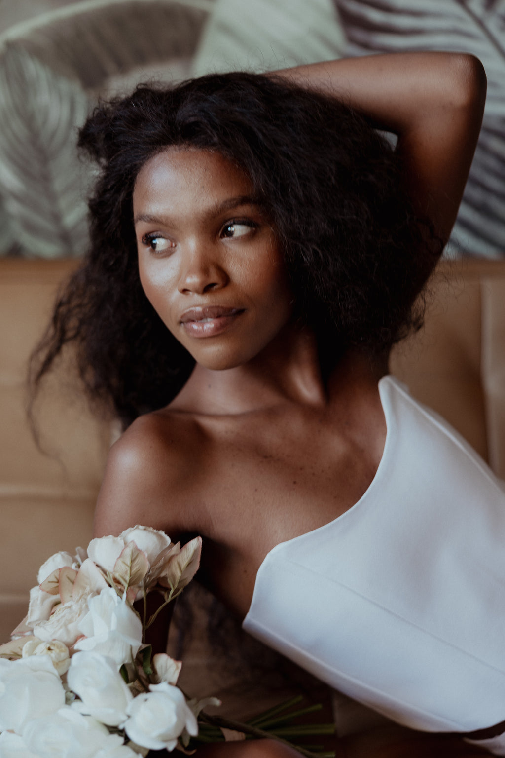 Curved Cropped Bridal Corset